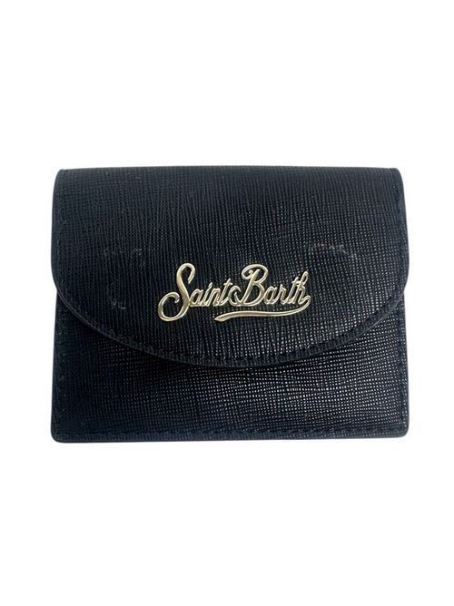 portafoglio donna mini in saffiano nero MC2 Saint Barth | CARD HOLDER-SAFFIANO SB00
